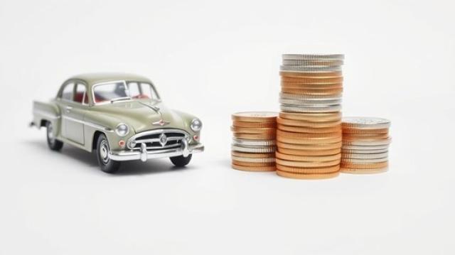 ミニカーとコイン