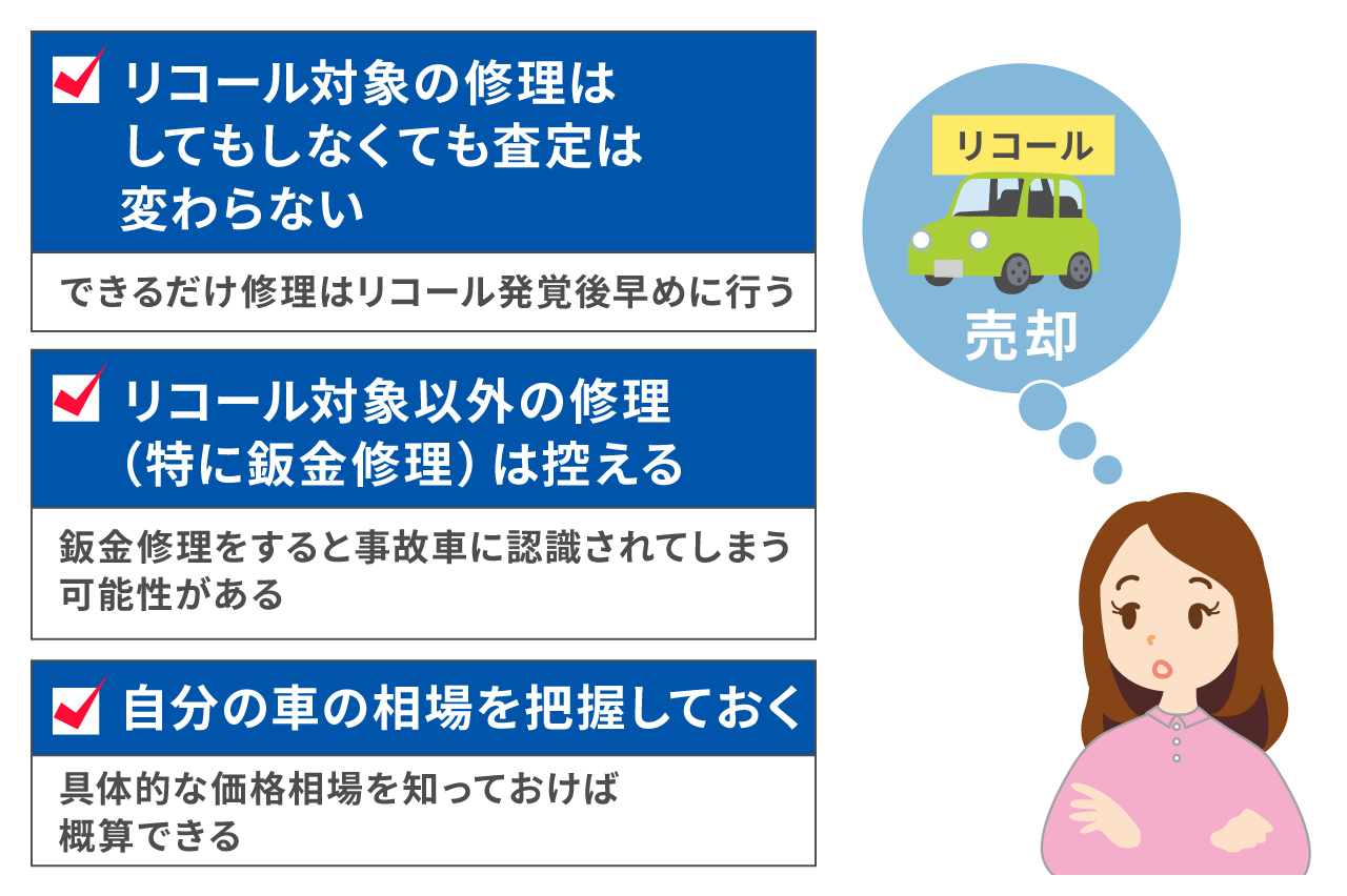 リコール車は売ることができるのか