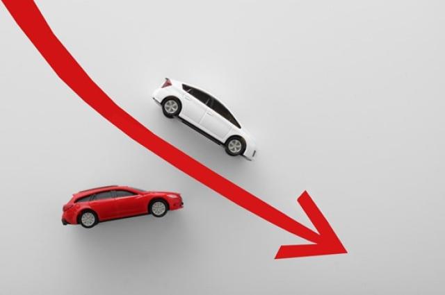 下落のイメージ