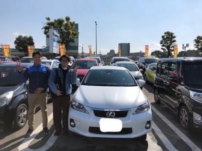 ☆S　様　レクサス　CT　祝ご納車