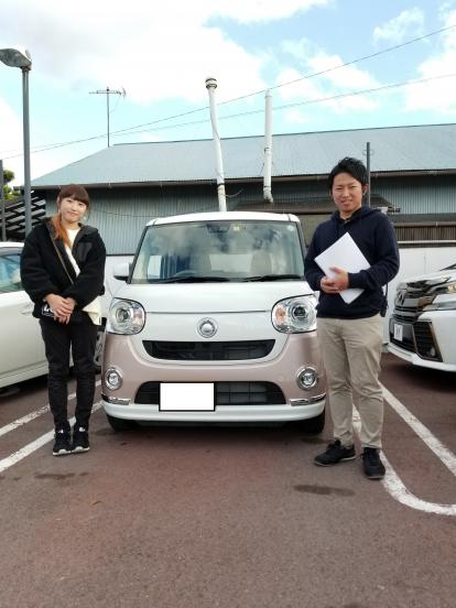 ☆祝　御納車☆　ダイハツ　ムーヴキャンバス