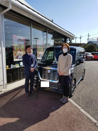 ☆祝　ご納車☆　スズキ　スペーシアカスタム
