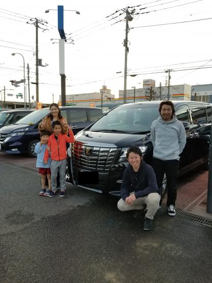 ☆祝　ご納車☆　トヨタ　アルファード