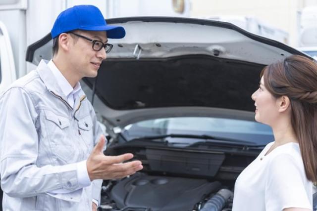 整備内容の説明シーン