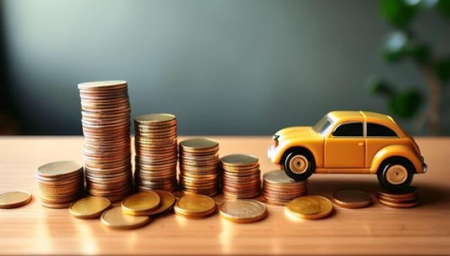 ミニカーとコイン