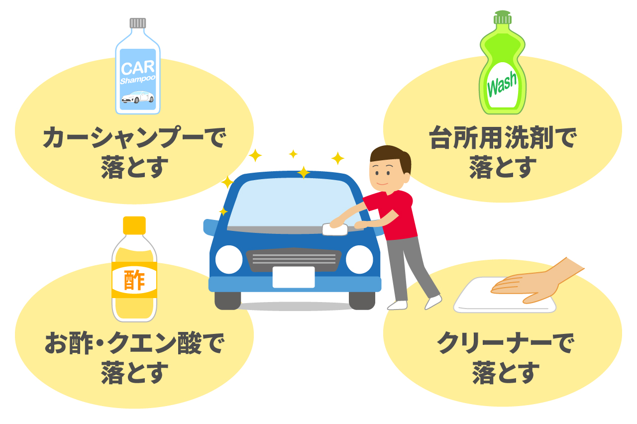 車の窓ガラスにできる水垢とは？取り方や手順・付きにくくする方法を解説