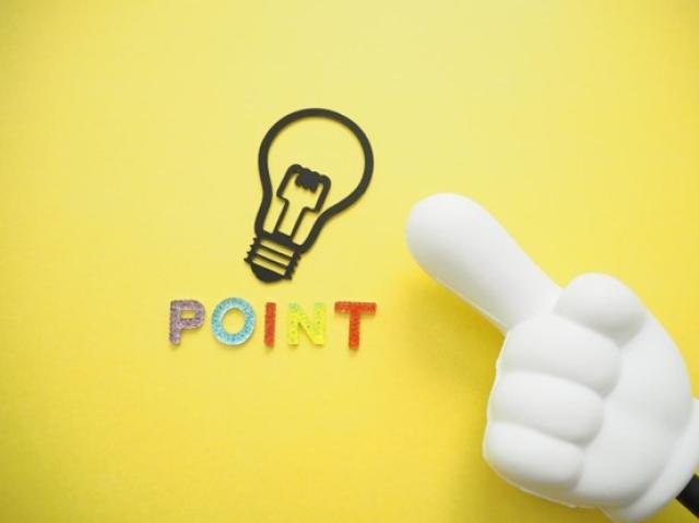 指示棒とPOINTの文字