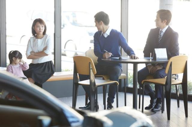 販売店での商談