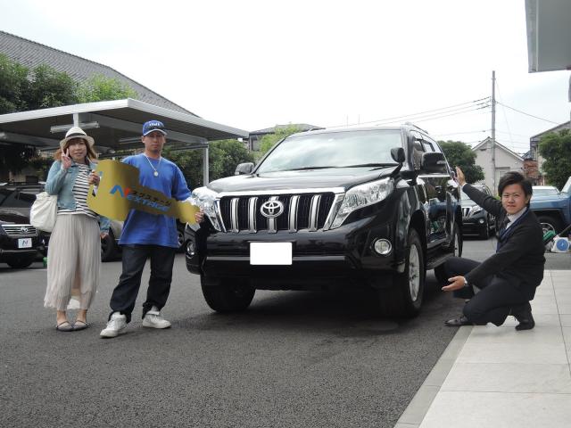 トヨタ ランドクルーザープラド Cba Trj150w 祝ご納車 ネクステージ 草加店 新車 中古車の ネクステージ