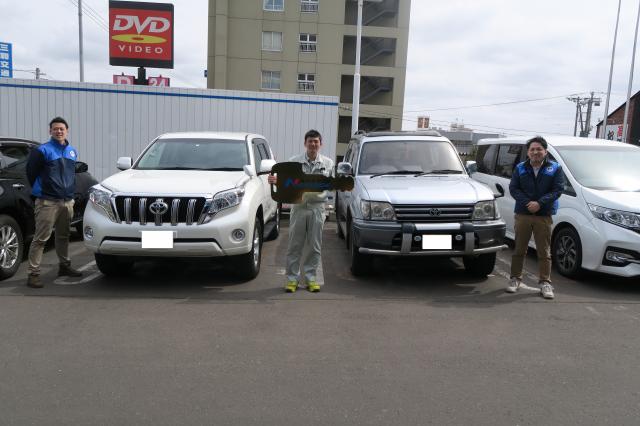 祝 ご納車 トヨタ ランドクルーザープラド Cba Trj150w ｓｕｖ ｌａｎｄ 札幌 新車 中古車の ネクステージ