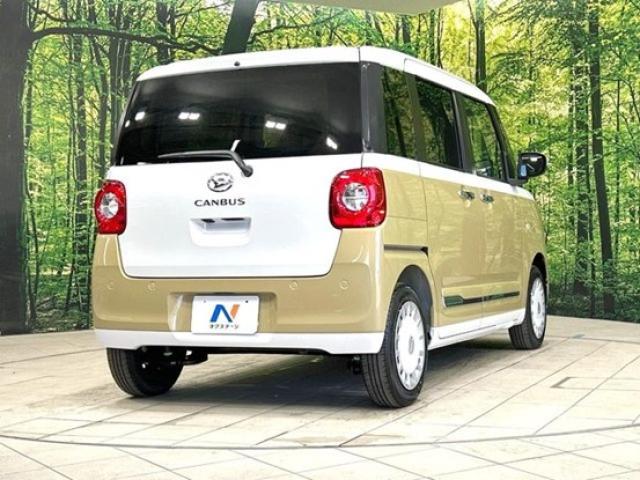 ムーヴキャンバスのリヤビュー