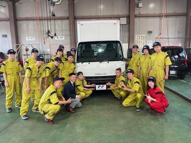 学生の充実した実習環境の整備をネクステージがサポート 青森山田高等学校 自動車専攻科へ実習用2tトラックを寄贈 ~整備士不足の解決を目指す~