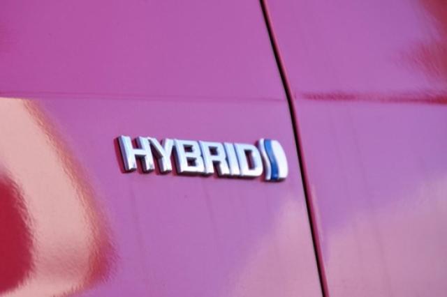 ハイブリッド車のエンブレム
