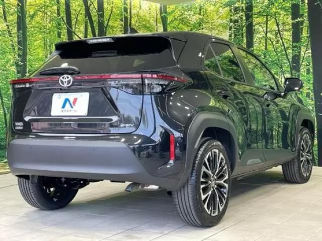 ヤリスクロスのリヤビュー