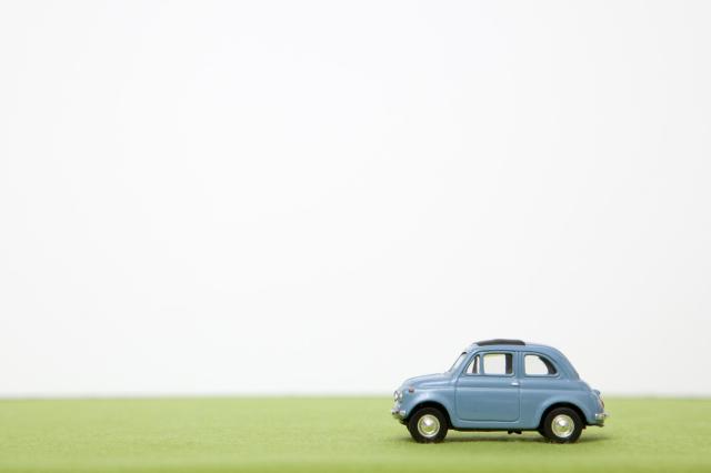 水色のミニカー