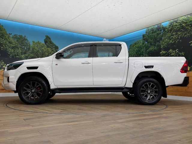 ハイラックスのサイドビュー