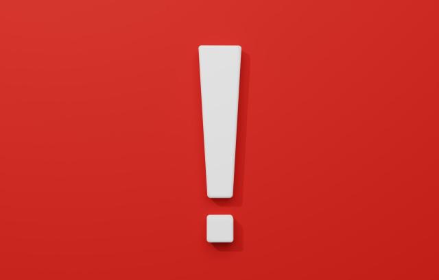 トラブルへの注意喚起イメージ