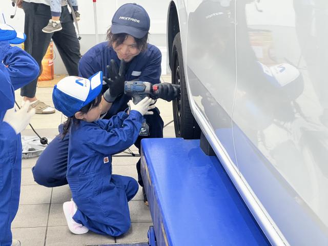 未来の整備士が誕生！？ネクステージ大垣店で『こどもお仕事体験！キッズメカニック』を開催しました！