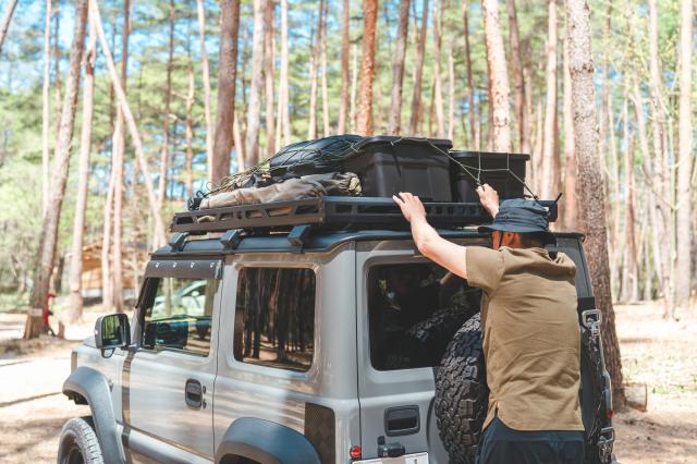 改造車でも通常の車検（継続検査）に影響を与えないルーフ・ラック