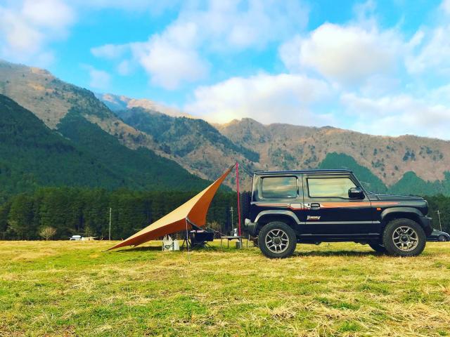 ジムニーでキャンプ