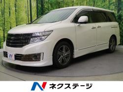 エルグランド ライダー ブラックライン 黒本革シート マニュアルシートの中古車画像