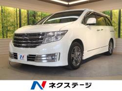 エルグランド ライダー 白本革シート マニュアルシートの中古車画像