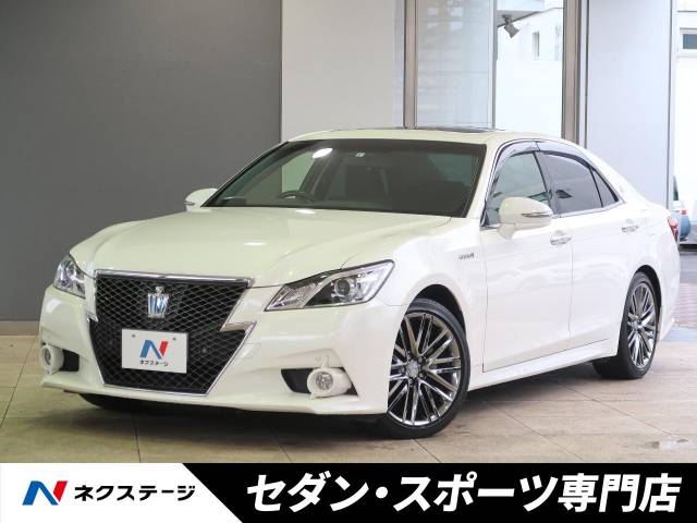 トヨタ クラウンハイブリッド サンルーフ 純正ｏｐスパッタリング１８インチａｗ Fr 229 9万円 愛知県 755 の中古車詳細 愛知県の天白セダン スポーツ専門店 ｓｕｖ ｌａｎｄ