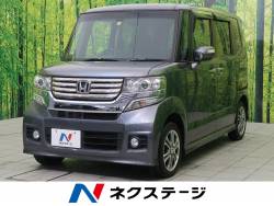 N-BOXカスタム G特別仕様車SSパッケージ 純正SDナビ バックカメラ シティブレーキシステム 両側電動ドア 禁煙車 オートエアコン スマートキー HIDヘッドライト 純正14インチAW 電動格納ミラー サイド&カーテンエアバック N-BOXカスタム G特別仕様車SSパッケージ 純正SDナビ バックカメラ シティブレーキシステム 両側電動ドア 禁煙車 オートエアコン スマートキー HIDヘッドライト 純正14インチAW 電動格納ミラー サイド&カーテンエアバックの中古車画像