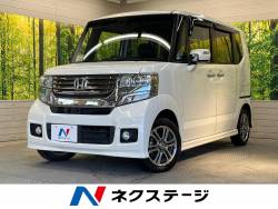 Ｎ－ＢＯＸカスタム Ｇ特別仕様車ＳＳパッケージ 両側電動スライドドア　衝突軽減装置　禁煙車　ＳＤナビ　バックカメラ　Ｂｌｕｅｔｏｏｔｈ再生　ＨＩＤヘッドライト　スマートキー　オートライト　オートエアコン　ステアリングスイッチ　純正１４インチアルミの中古車画像