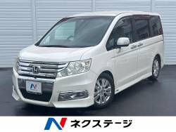ステップワゴンスパーダ Ｚ 純正ナビ　全周囲カメラ　後席モニター　両側電動スライドドア　ＨＩＤヘッドライト　スマートキー　オートエアコン　横滑り防止装置　ＥＴＣの中古車画像
