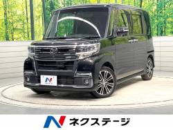 タント カスタムＲＳ　トップエディションＳＡＩＩ 純正８型ＳＤナビ　衝突被害軽減システム　両側電動スライドドア　バックカメラ　禁煙車　ＬＥＤヘッドライト　Ｂｌｕｅｔｏｏｔｈ接続　フルセグＴＶ　ＥＴＣ　純正１５インチアルミホイール　スマートキーの中古車画像