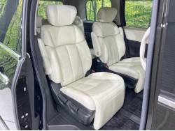 エルグランド ライダー 白本革シート マニュアルシートの中古車画像